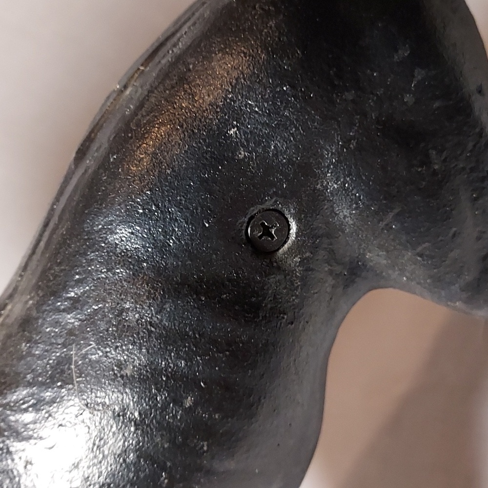 Vintage Cast Iron Boston Terrier Dog Door Stop Hand Painted - Picture 4 of 9